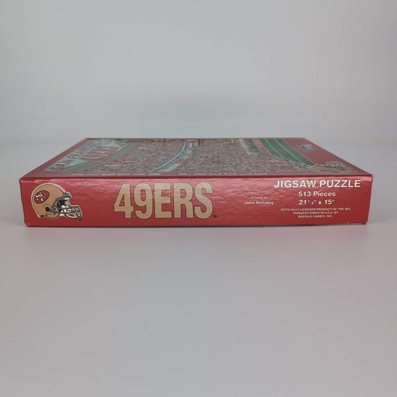 Team NFL Vintage San Francisco 49ers "Fandemonium!" 513 Piece Jigsaw Puzzle GUC - Picture 8 of 12